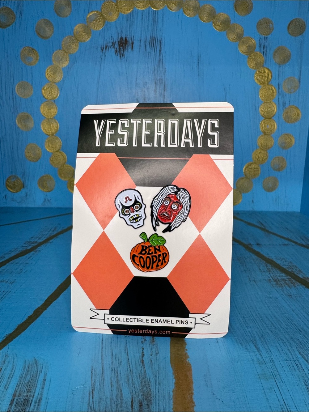 Yesterdays Ben Cooper Halloween Enamel Pin Set